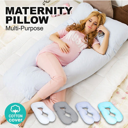 Australian Made Pregnancy Maternity Pillow Sleeping Nursing Body Support Feed - Aquamarine