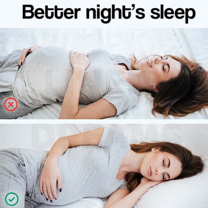 Aus Made Pregnancy Maternity Pillow Sleeping Nursing Body Support Feed - Sky Blue
