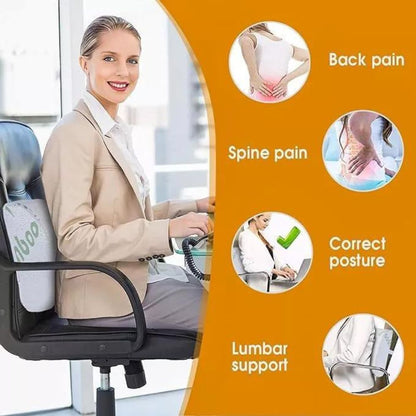 Bamboo Memory Foam Seat / Back Cushion Hip Posture Coccyx Lumbar Car Office