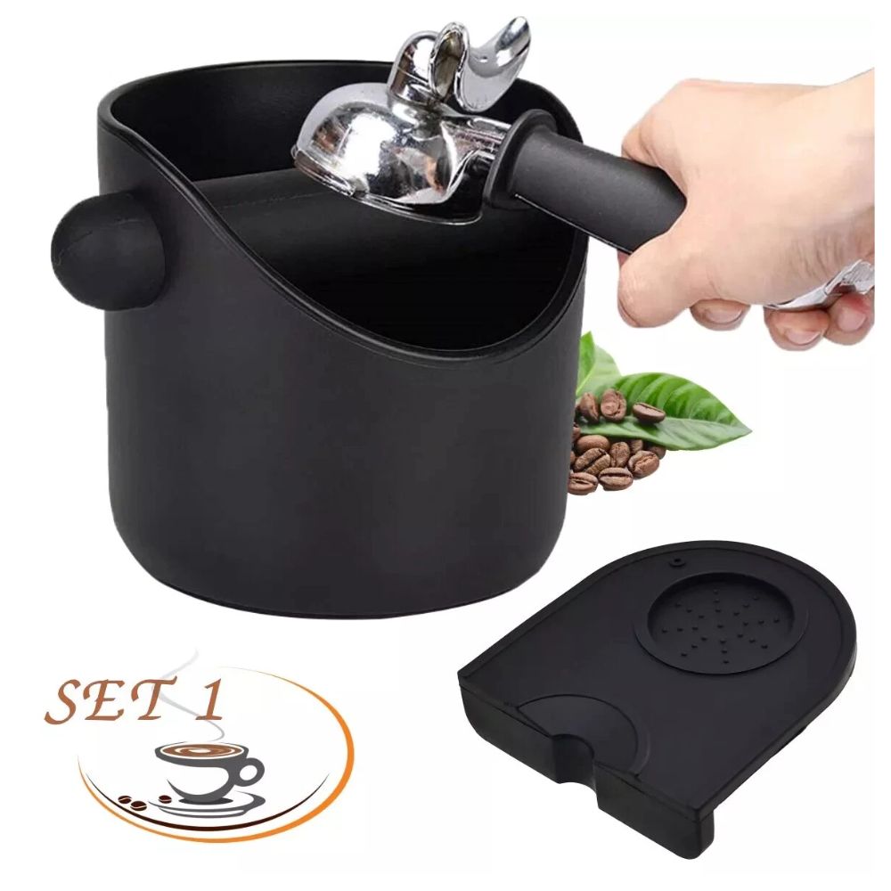Barista coffee knock box
