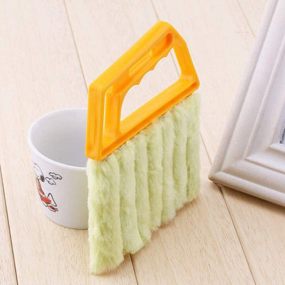 Blinds Cleaning Brush Mini Hand Held Window Duster Washable Cleaner Vertical