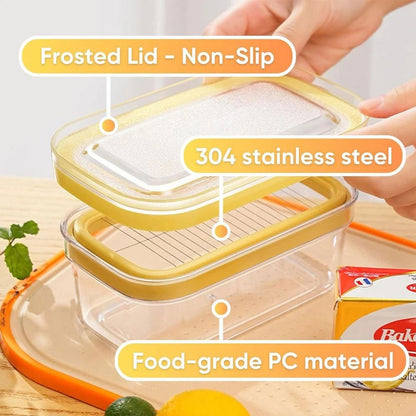 Butter Cutting Box Slicers Case Cheese Slicers Butter Dish Box With Lid