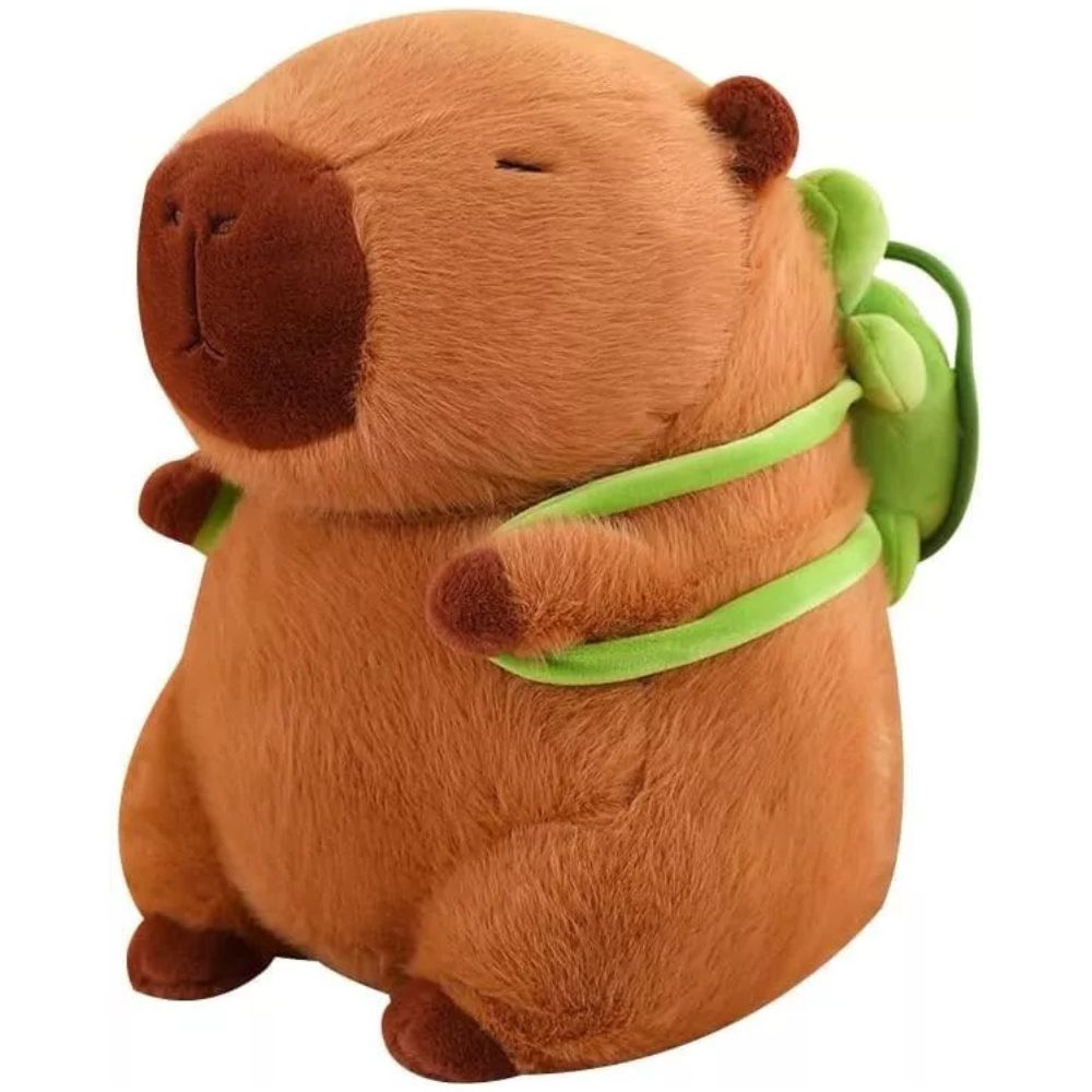 Capybara Stuffed Plush Toy Cute Simulation Fluffy Animal Doll Gift for Children