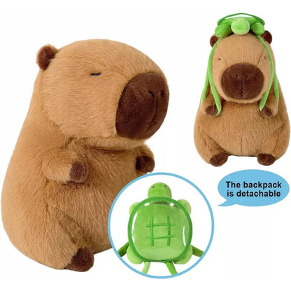 Capybara Stuffed Plush Toy Cute Simulation Fluffy Animal Doll Gift for Children