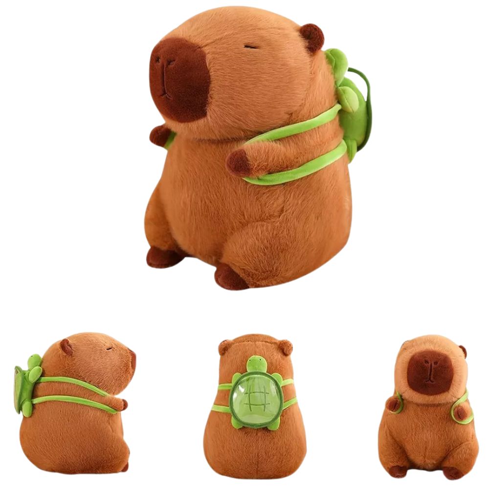 Capybara Stuffed Plush Toy Cute Simulation Fluffy Animal Doll Gift for Children