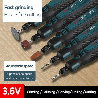 Cordless Electric Grinding Pen Kits Rotary Drill Grinder USB Engraving Tools