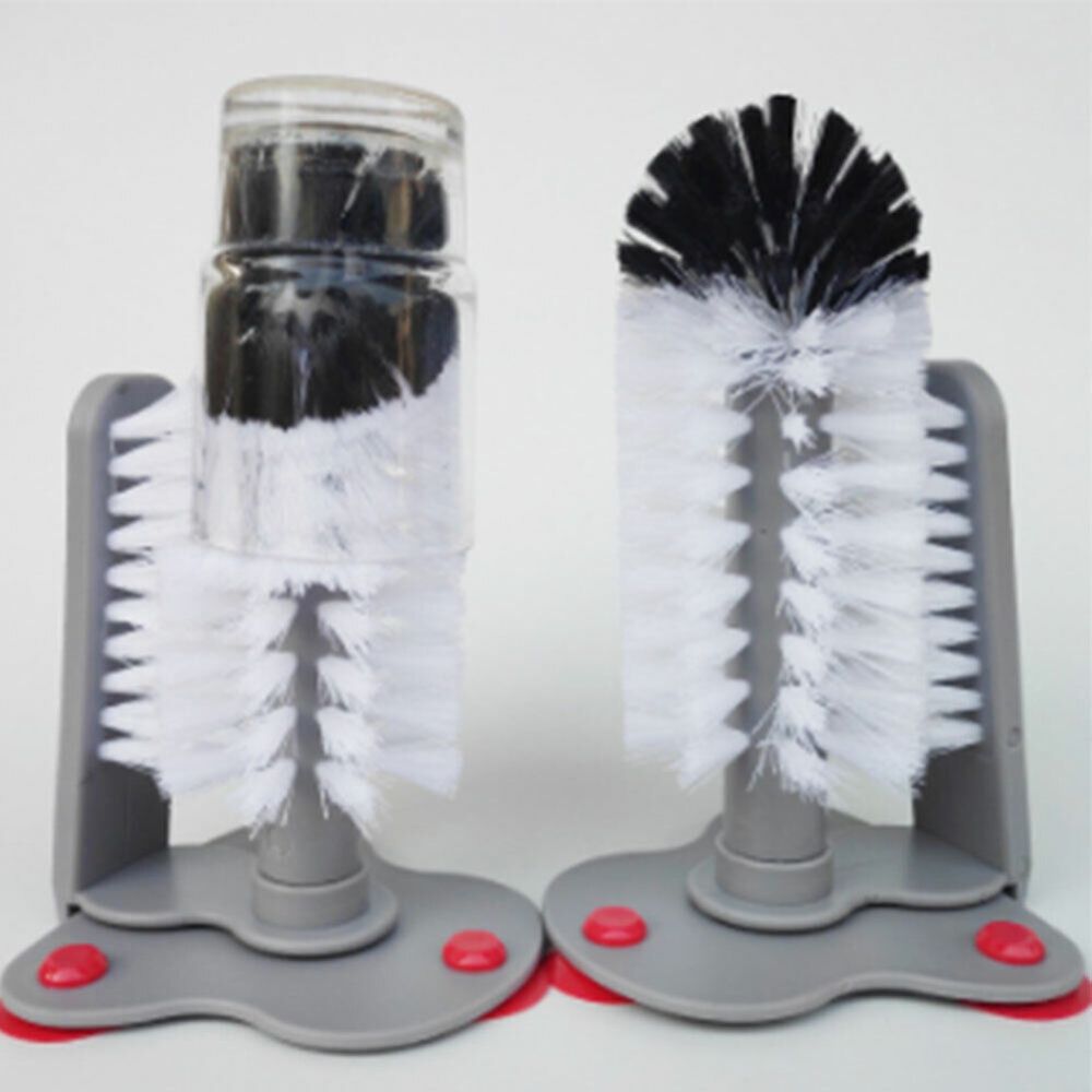 Cup Brush Cleaner Bristle Brush Wall-washing Double Side Glass Washer