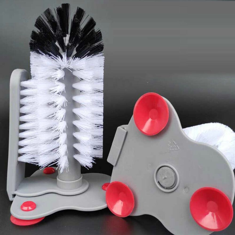 Cup Brush Cleaner Bristle Brush Wall-washing Double Side Glass Washer