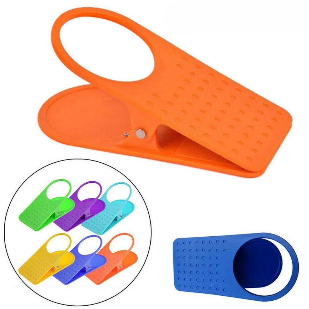 Random Colour Cup Holder Clip Table Desk Side Water Glass Beer Drink Bottle Tumbler Beverage