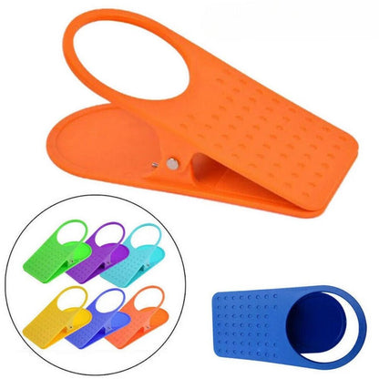 Random Colour Cup Holder Clip Table Desk Side Water Glass Beer Drink Bottle Tumbler Beverage