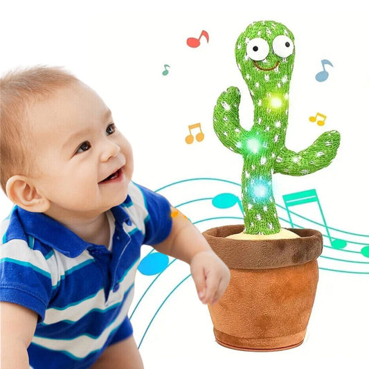 Dancing Cactus Plush Toy Succulent Electronic Shake with Cute Song Dance Gift