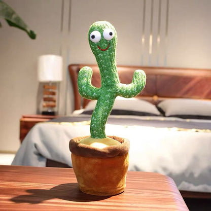 Dancing Cactus Plush Toy Succulent Electronic Shake with Cute Song Dance Gift