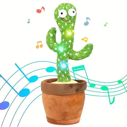 Dancing Cactus Plush Toy Succulent Electronic Shake with Cute Song Dance Gift