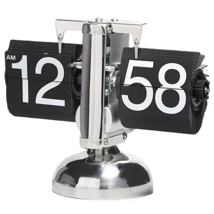 Digital Auto Flip Clock Internal Gear Operated Time Clocks Quartz