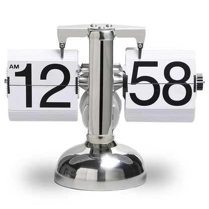 Digital Auto Flip Clock Internal Gear Operated Time Clocks Quartz
