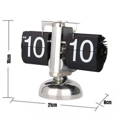 Digital Auto Flip Clock Internal Gear Operated Time Clocks Quartz