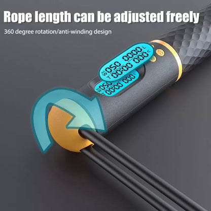 Digital Skipping Jump Rope Speed Cordless Wireless Fitness With Calorie Counter