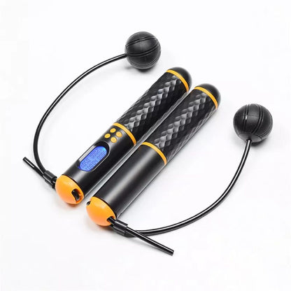 Digital Skipping Jump Rope Speed Cordless Wireless Fitness With Calorie Counter