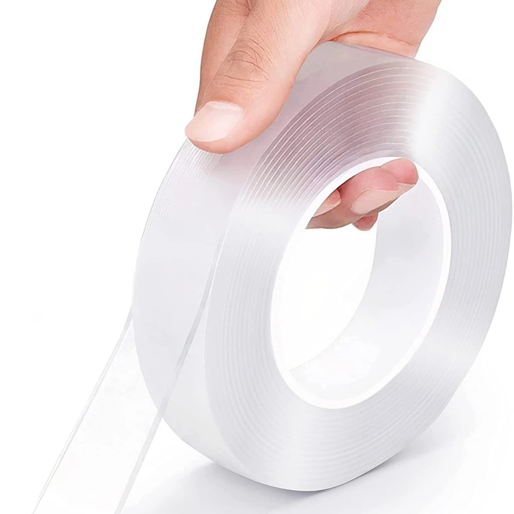 Trace Less Tape Double-Sided Nano Magic Tape Traceless Clear Adhesive Invisible Gel 3M ...