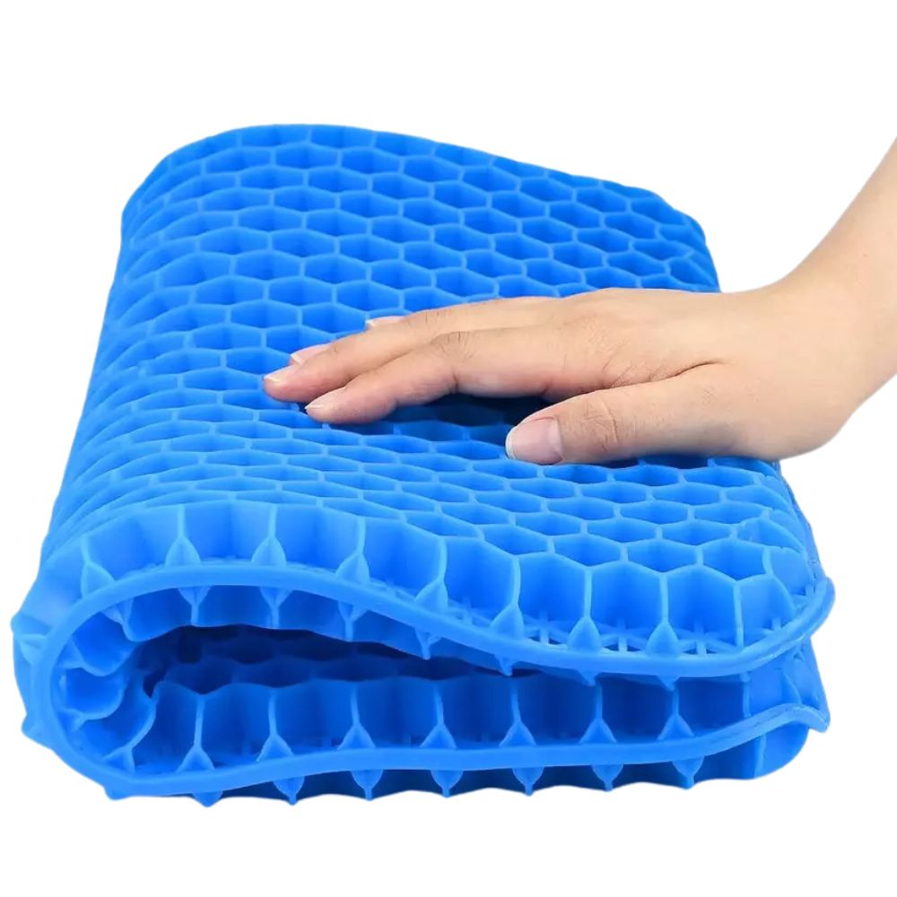 Double Layer Gel Honeycomb Seat Cushion Comfort Support Cooling Flex Pain Rel