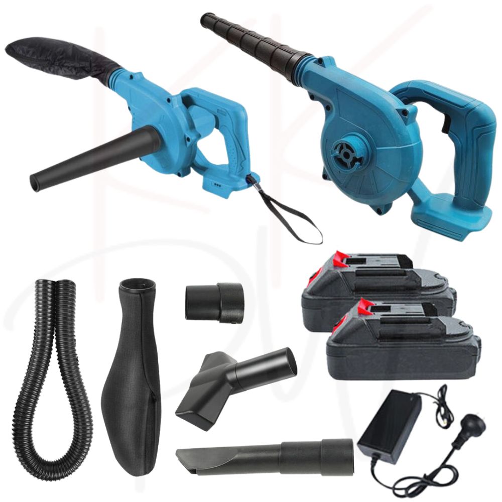 Electric Handheld Cordless Leaf Blower Dust Cleaner w/ Charger & Tube ...