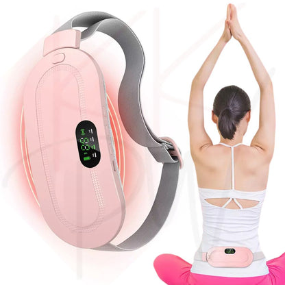 Electric Heating Pad Belt Massage Period Pain Relieve Therapy Menstrual Cramp