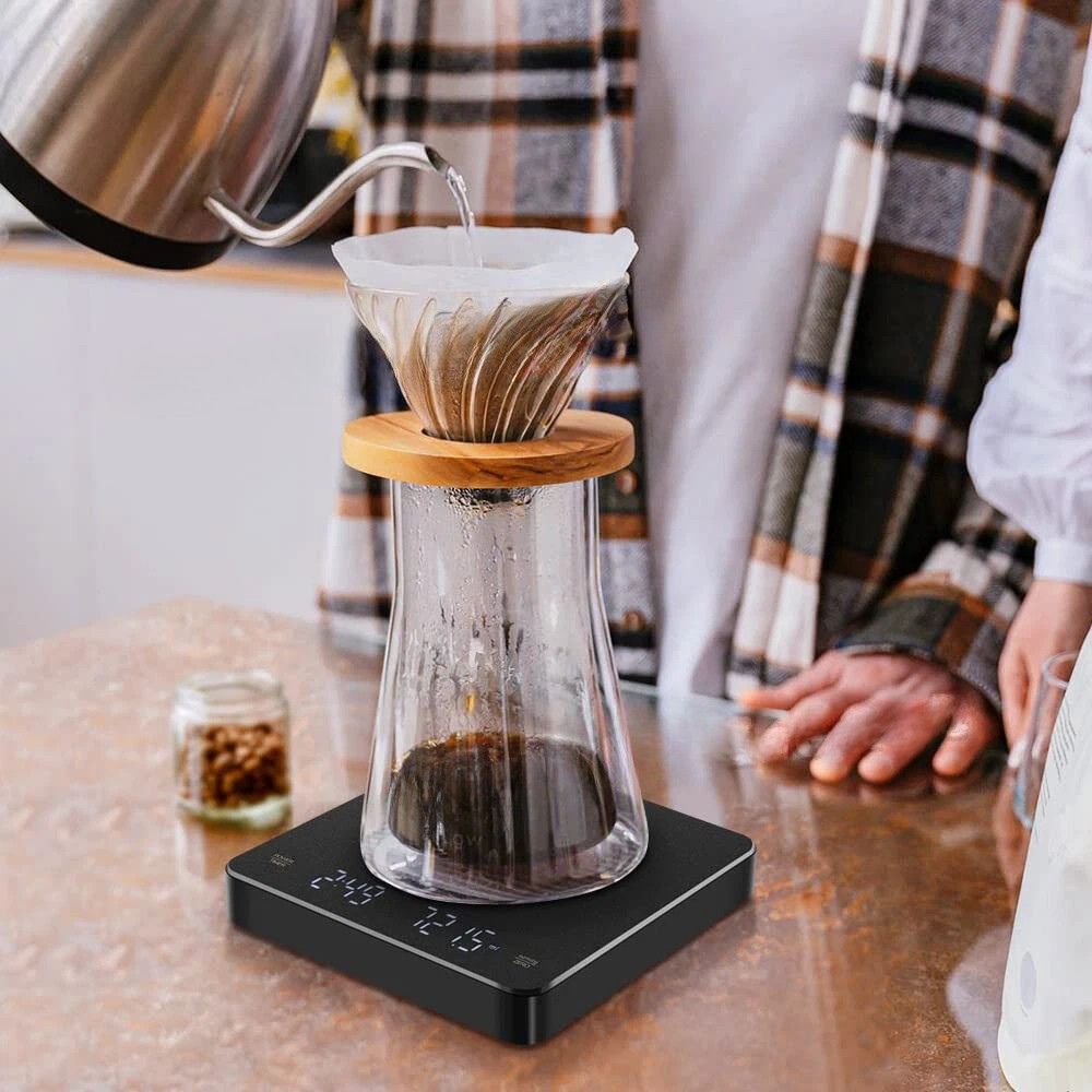 Digital coffee scale with timer