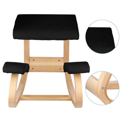 Ergonomic Kneeling Chair Rocking Office Desk Stool Upright Posture Support Seat