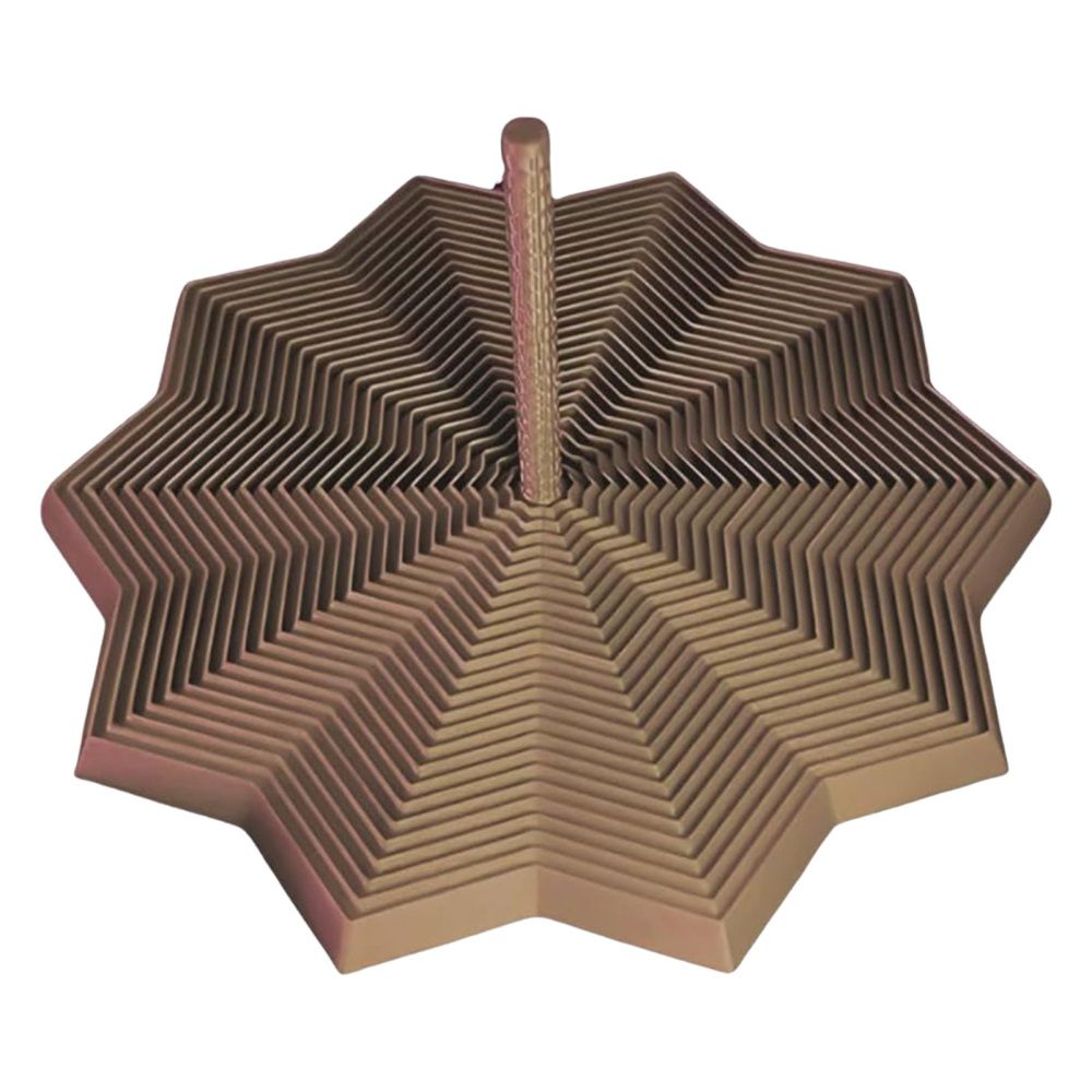 Expanded Sensory Fidget Star Toys 3D Printed Anti Stress Handle Fractal Hexagon