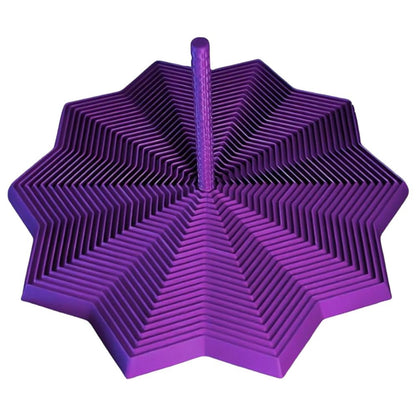 Expanded Sensory Fidget Star Toys 3D Printed Anti Stress Handle Fractal Hexagon