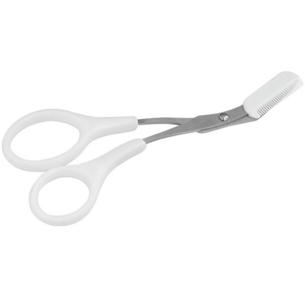 Eyebrow Trimmer Scissor Comb Trimming Hair Grooming Cutter Eyelash Tool