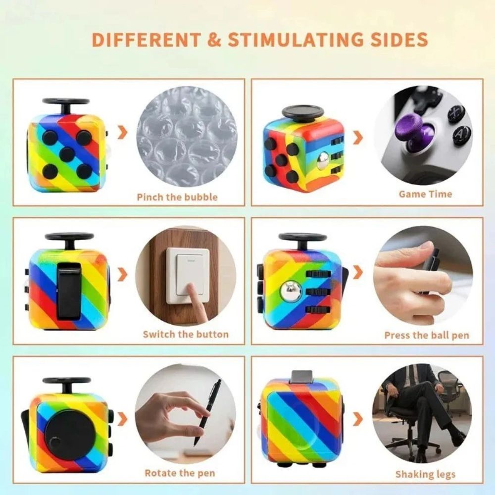Fidget cube sensory stress toy
