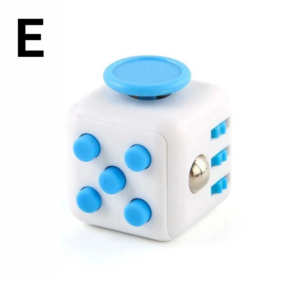 Fidget Cube 6/12 Sides Sensory Anxiety Stress Relief Toy Rainbow ADHD Kids Adult