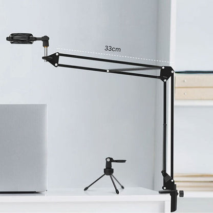 Fifine USB Desk Arm Studio Condenser Microphone Gaming Broadcast Voice Podcast