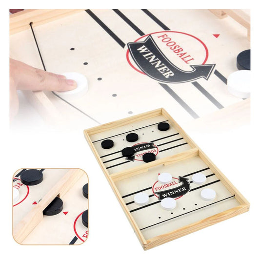 Foosball Board Game Slingshot Board Games For Adult, Super Winner Sling Puck