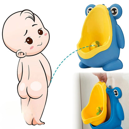 Frog Shaped Baby Pee Training Potty Toilet Cute Urinal Trainer Bathroom Kid