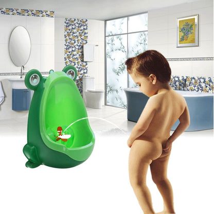 Frog Shaped Baby Pee Training Potty Toilet Cute Urinal Trainer Bathroom Kid