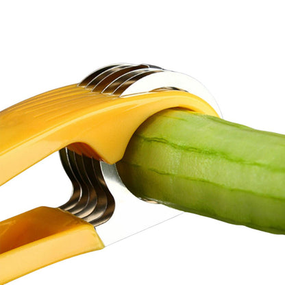 Fruits Salad Cereal Banana Slicer Easy Cut Kitchen  Gherkin Cucumber Split Cutter