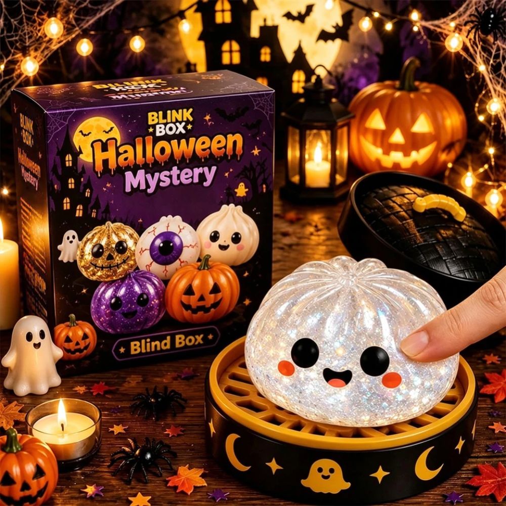 Purple ghost Halloween squishy toy