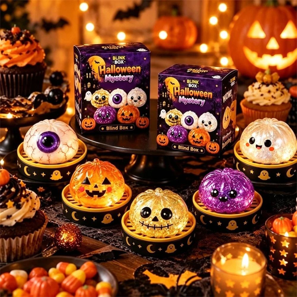 Pumpkin design Halloween squishy toy
