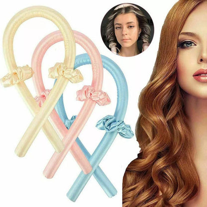 Heatless Curler Sets Curling Rod Headband Silk Curling Ribbon Hair Roller Lazy