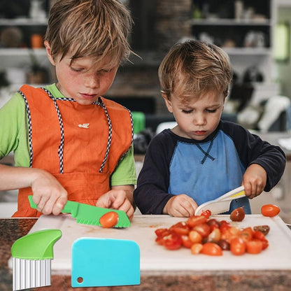 Kids Kitchen Tools Safe Knives Set Perfect for Picnics Real-Toddler Montessori