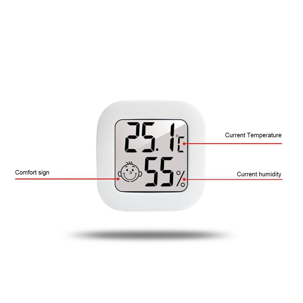 LCD Digital Room Thermometer Hygrometer For Indoor Temperature & Humidity Tester