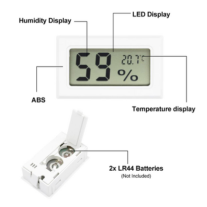 LCD Digital Room Thermometer Hygrometer For Indoor Temperature & Humidity Tester