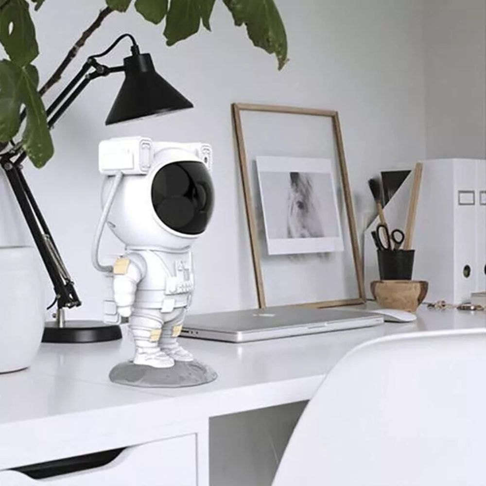 LED Astronaut Night Light Projector USB Starry Bedside Table Lamps