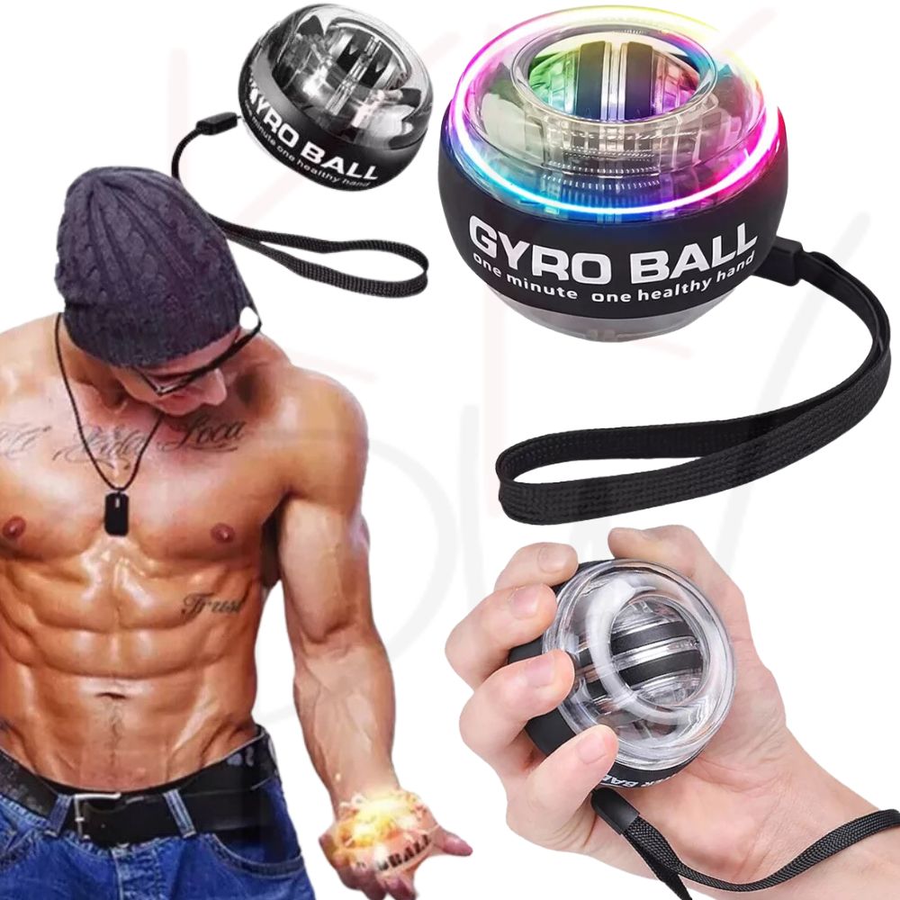 LED Wrist Ball Trainer Gyroscope Bal Relax Muscle Power Gyro Arm Hand Exerciser