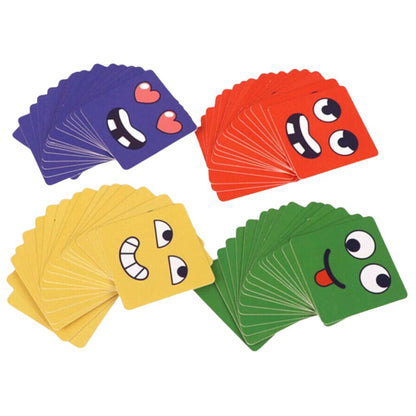 Magic Face Changing Cube Expression Game Puzzle Building Block Matching Toys