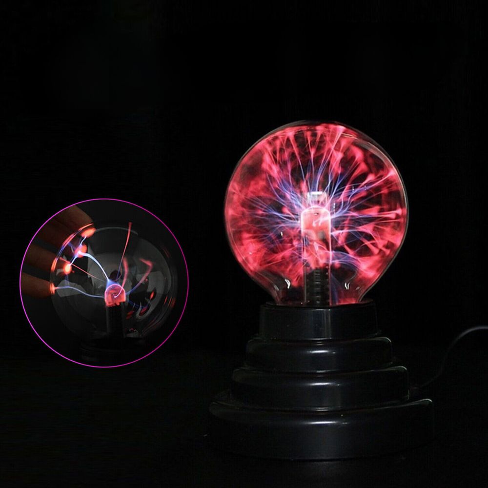 Magic Plasma Ball Electric Touch USB 14cm Lamp Globe Night Light Glass Lighting