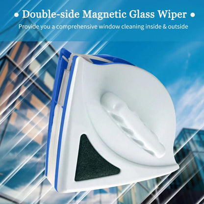 Magnetic Double Side Window Glass Wiper Cleaner Surface Cleaning Brush Car Tool