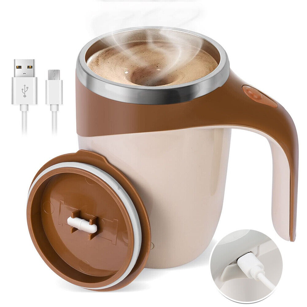 Magnetic Electric Rechargeable Automatic Self Stirring Mixing Mug Cup